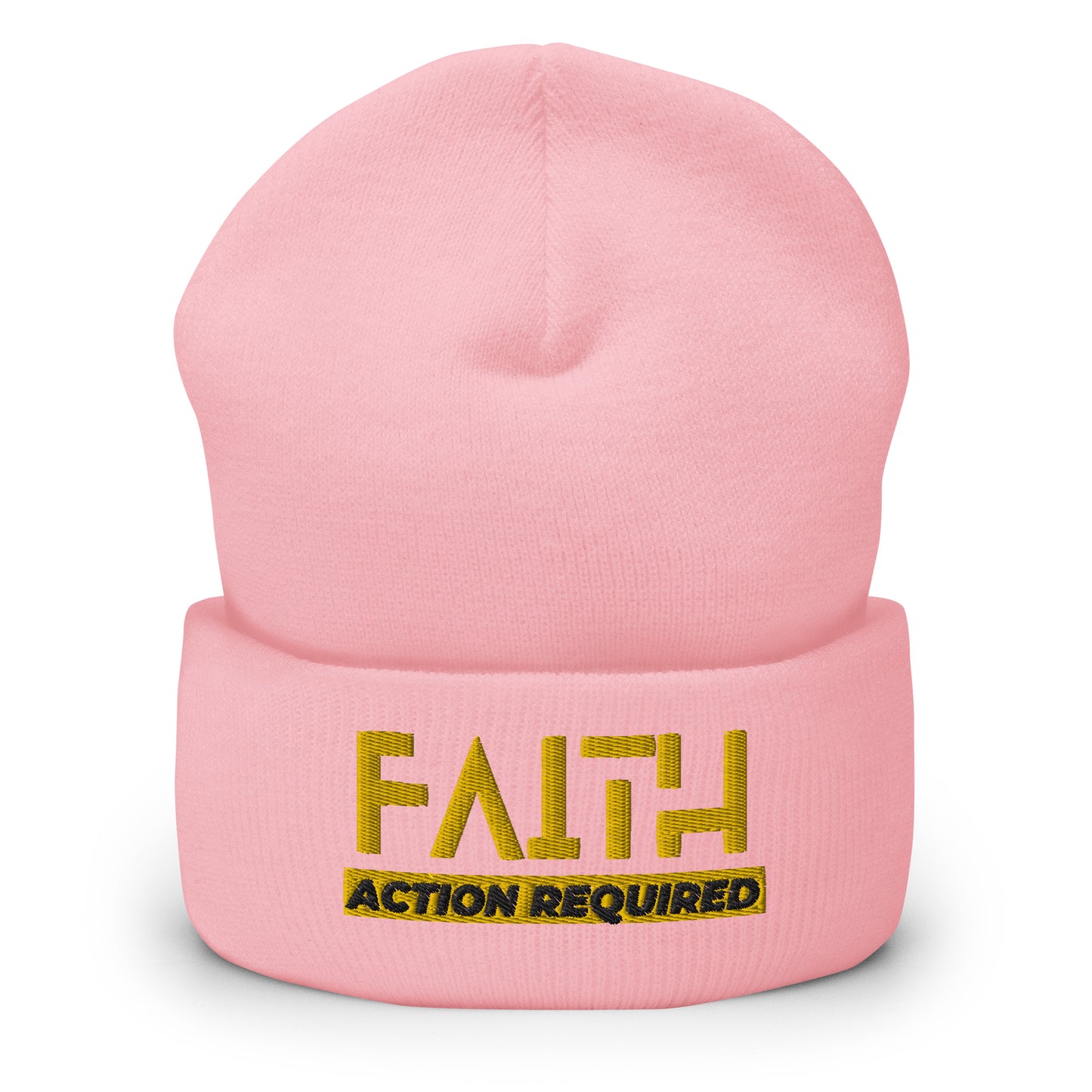 Faith, Action Required - Cuffed Beanie