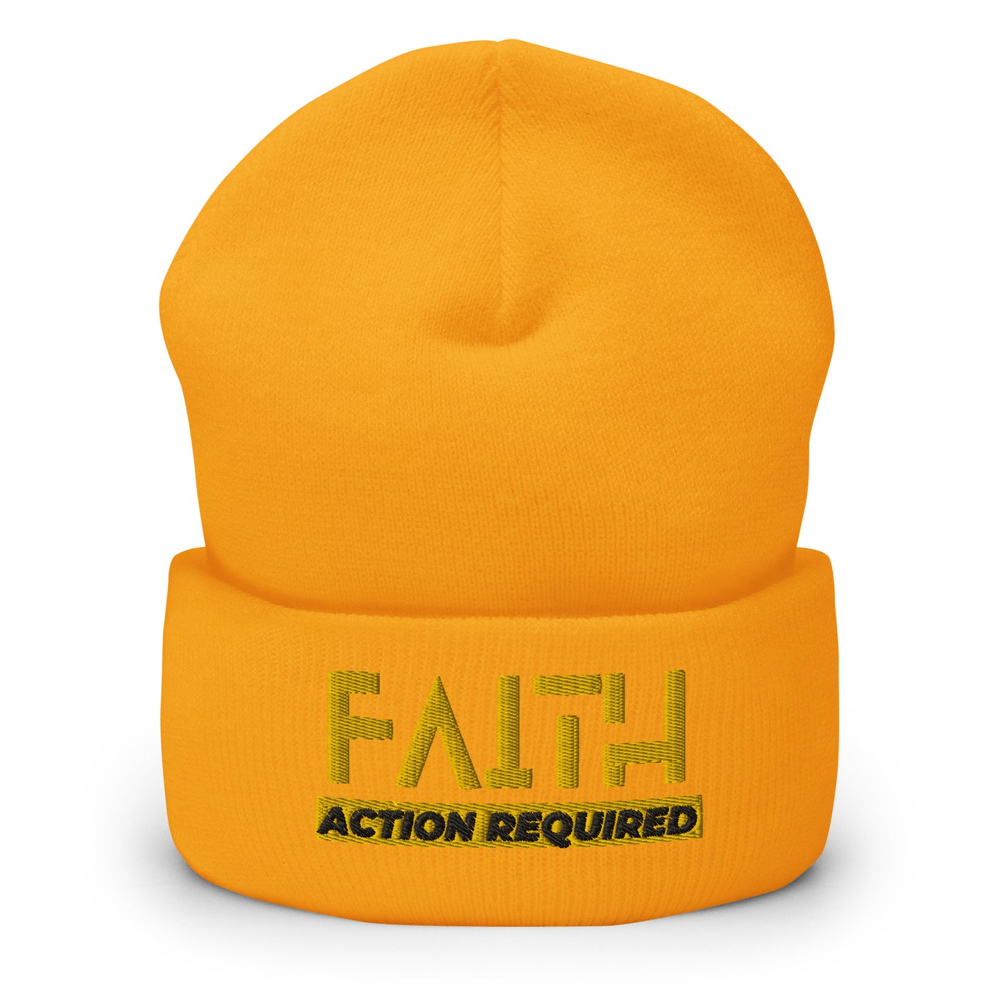 Faith, Action Required - Cuffed Beanie