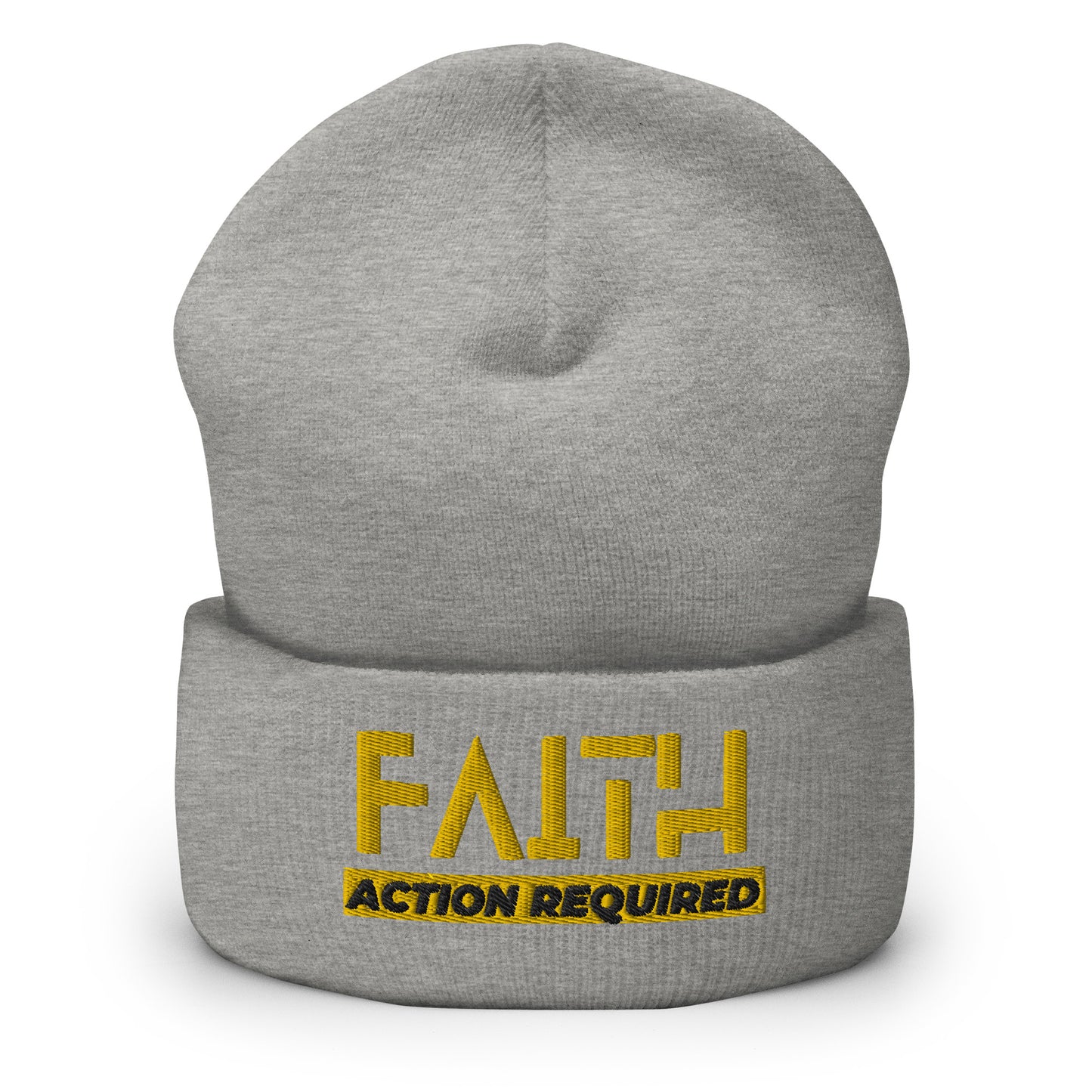 Faith, Action Required - Cuffed Beanie