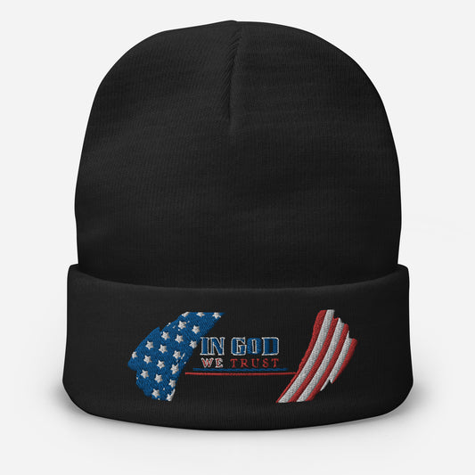 In God We Trust - Embroidered Beanie