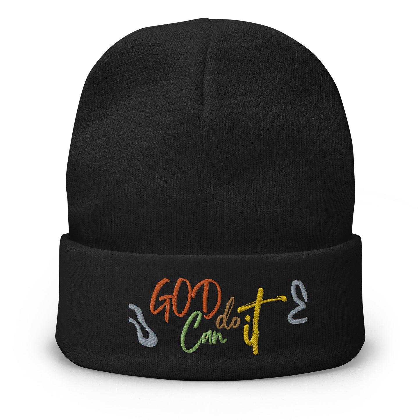 GOD Can Do It - Embroidered Beanie