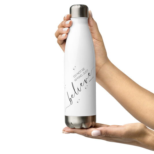 Believe - Stainless steel water bottle